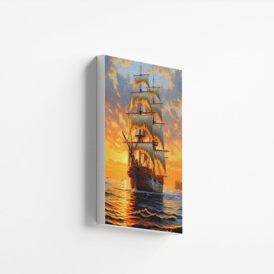 Sunset Galleon
