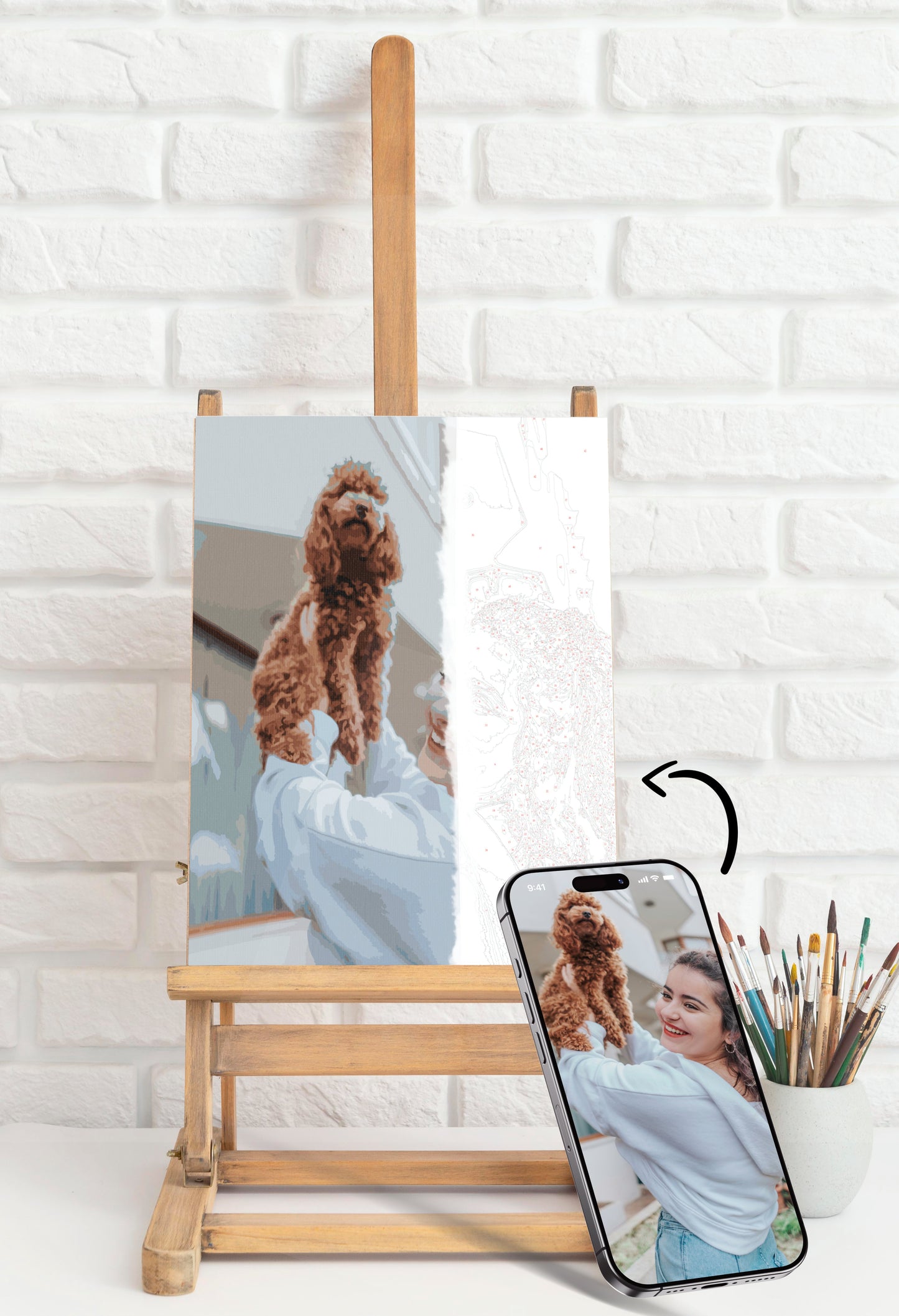 Custom Paint by Numbers Kit